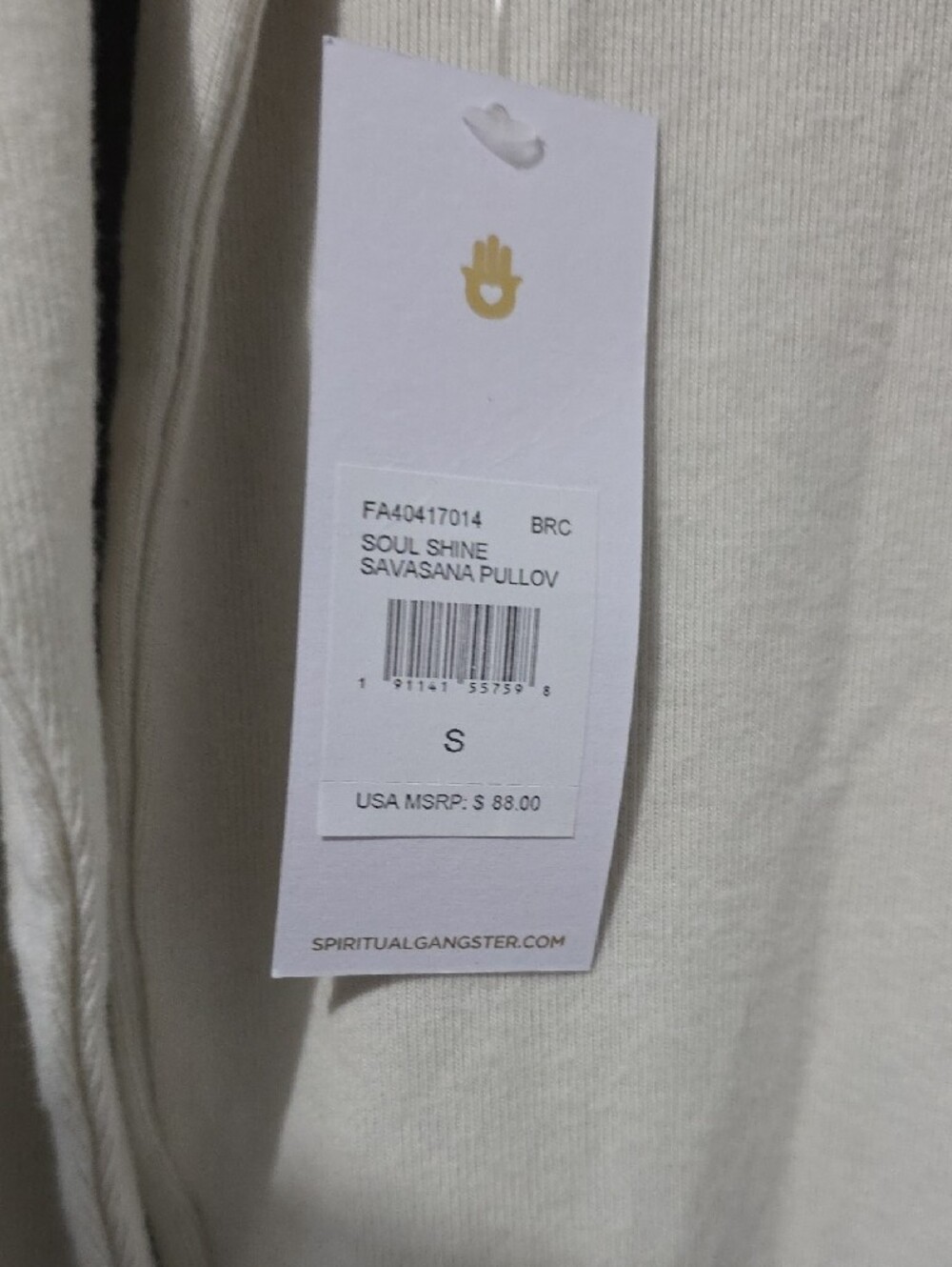 Spiritual Gangster Soul Shine Savasana Pullover NWT ($88) - Picture 5 of 5